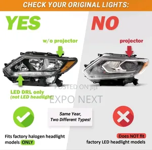 Headlights Led for Nissan Rogue Sport Qashqai 2013-2017