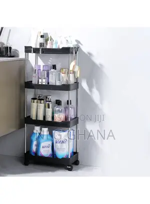 4-Layer Pp+Stainless Steel S Torage Cart Bathroom. Tvx29168