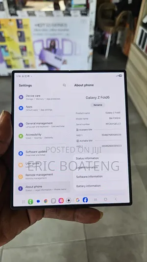 Samsung Galaxy Z Fold6 256 GB Blue