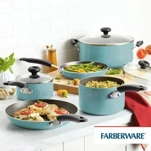 Farberware Easy Clean 12 PCS Nonstick Cookware Set With Cooking Tools
