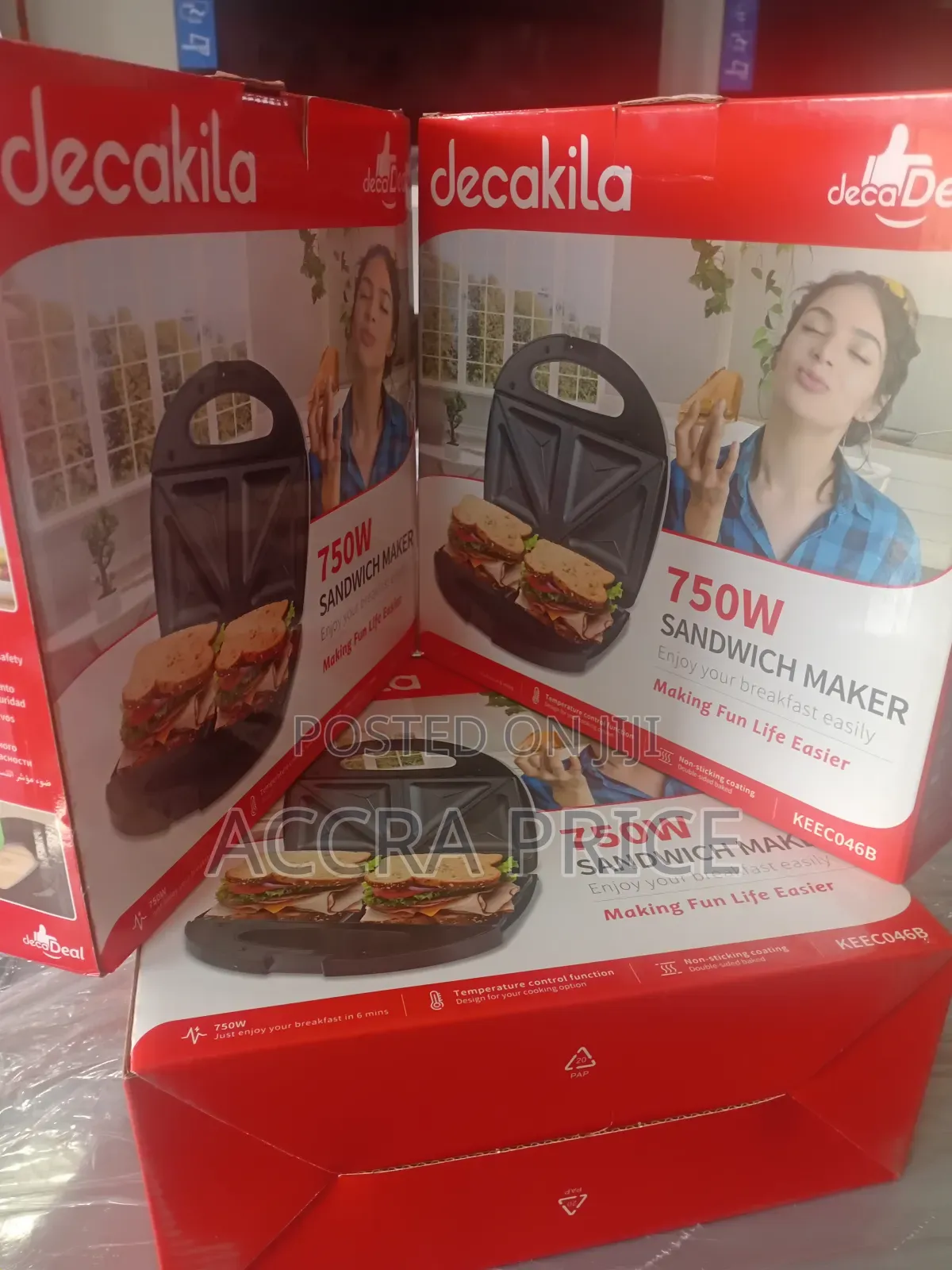 Taste Every Bite Sandwich Maker 750w