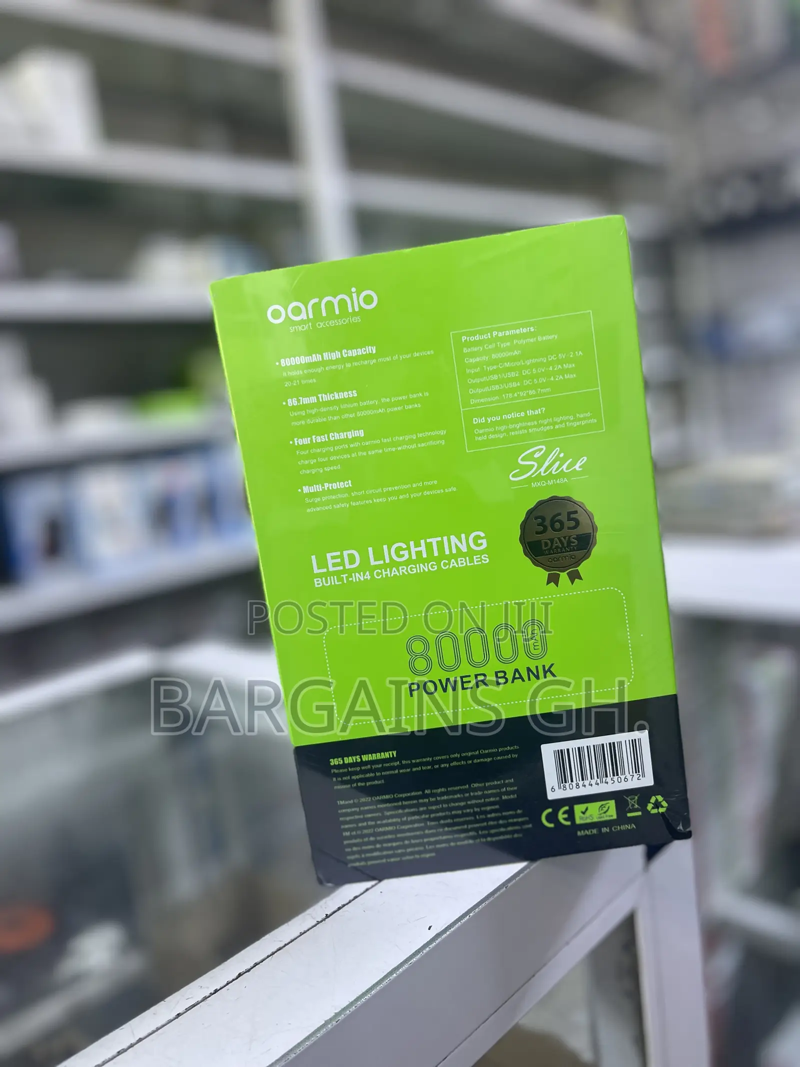 Oarmio 80,000mah Big Capacity Power Bank