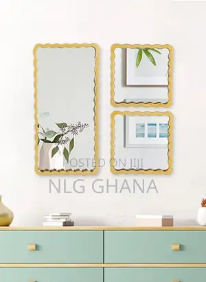 3-PCS Decoration Mirror, Hanging Wall Mounting Wall Decor. Ghx5524