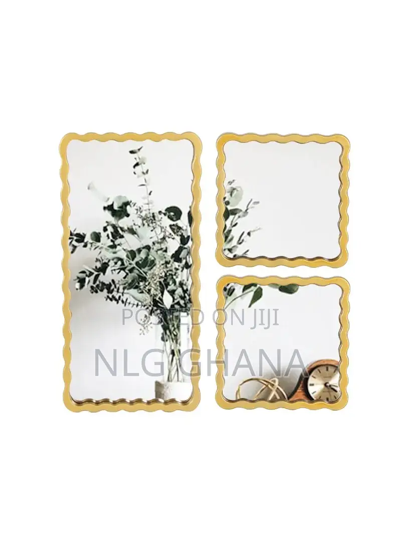 3-PCS Decoration Mirror, Hanging Wall Mounting Wall Decor. Ghx5524