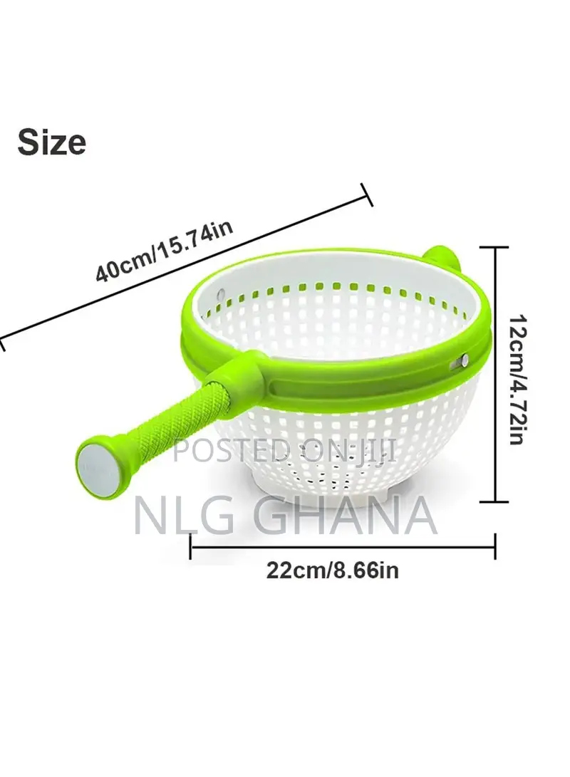 Spin Cleaning Strainer Washing Basket With Handle. Tvx11138