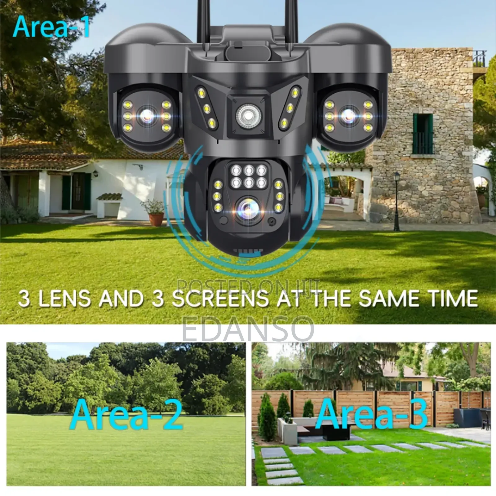 4g 3 Lens Camera