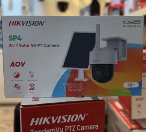Hikvision Solar 4g Sim Camera Mini PTZ 4mp Ds-2cfsp4/4g