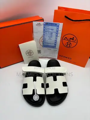 Original Hermes Leather Slippers ( in a Box) Size 37- 42