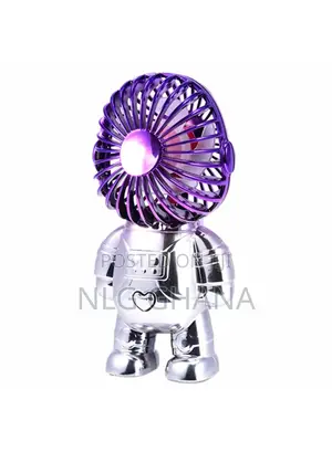 Electroplating Astronaut Abs Mini Handheld Desktop Fan. Tvx18314