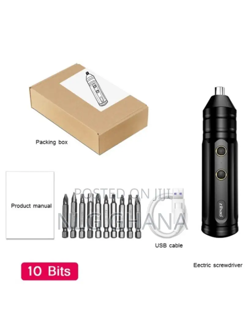 Mini Cordless Electric Screwdriver Portable Drill Tools. Tvx15997