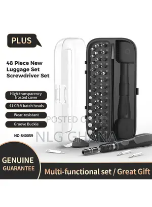 48-in-1 Screwdriver Kit CRV Bits Phone Laptop Repairing. Tvx28357