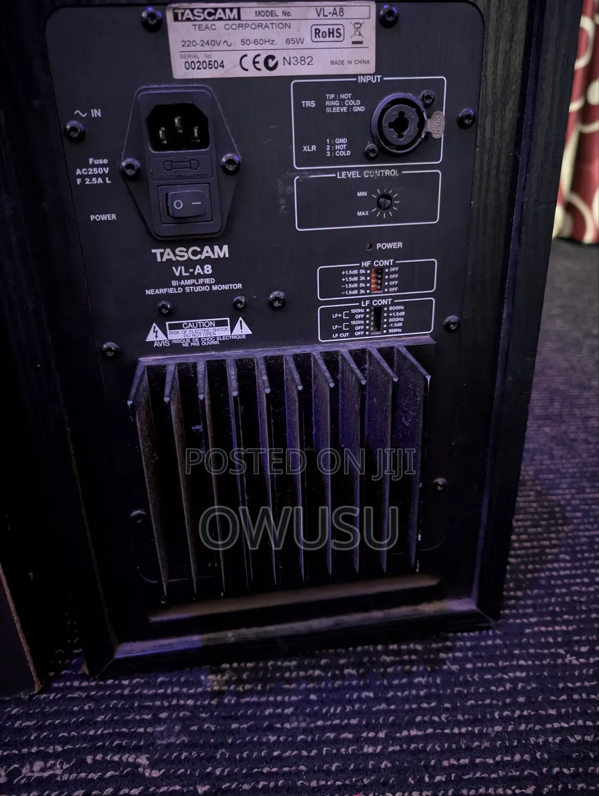 Tascam Event 8.5inh Studio Moniter