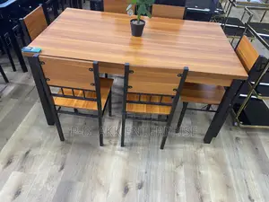 Wood Color Dining Set With 6chairs