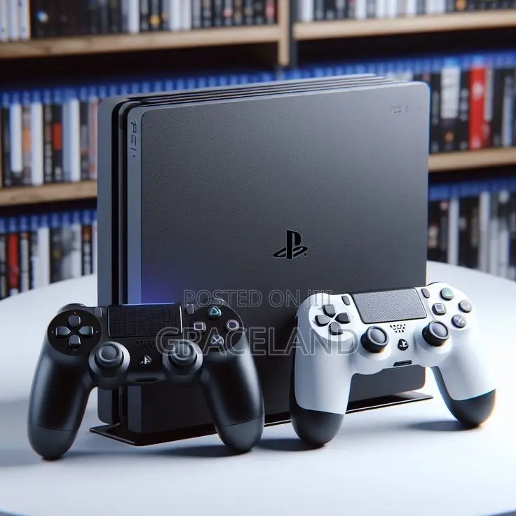 This Is Original Play Station4 1 Terabyte With Game Controller-Games.