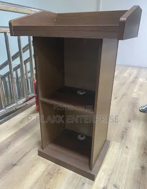 Modern Wooden Podium Stand Pulpit