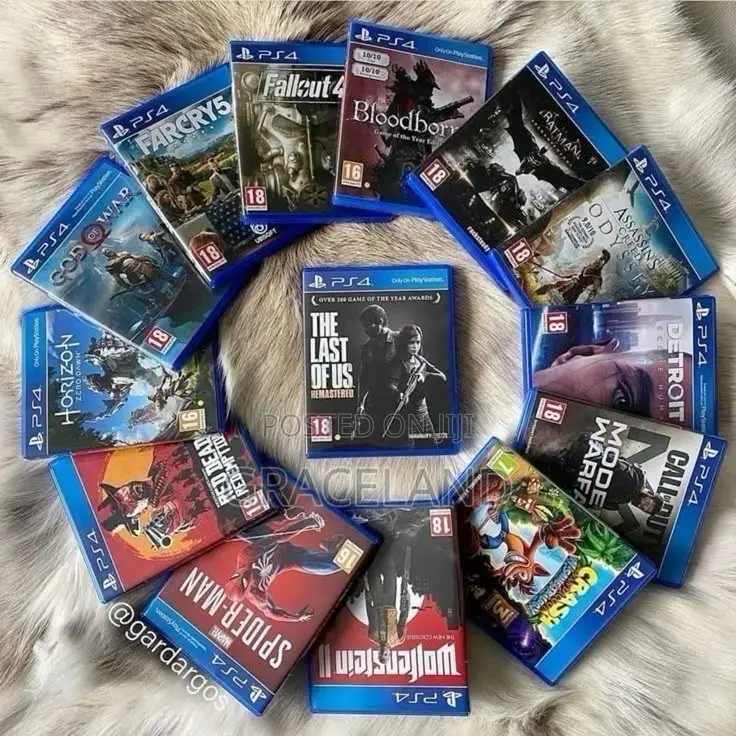 This Is Original Play Station 4 Both Slim and Pro Games Available
