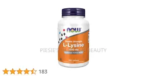 Now Foods, L-Lysine, Double Strength, 1.000mg, 100 Vegan Tablets