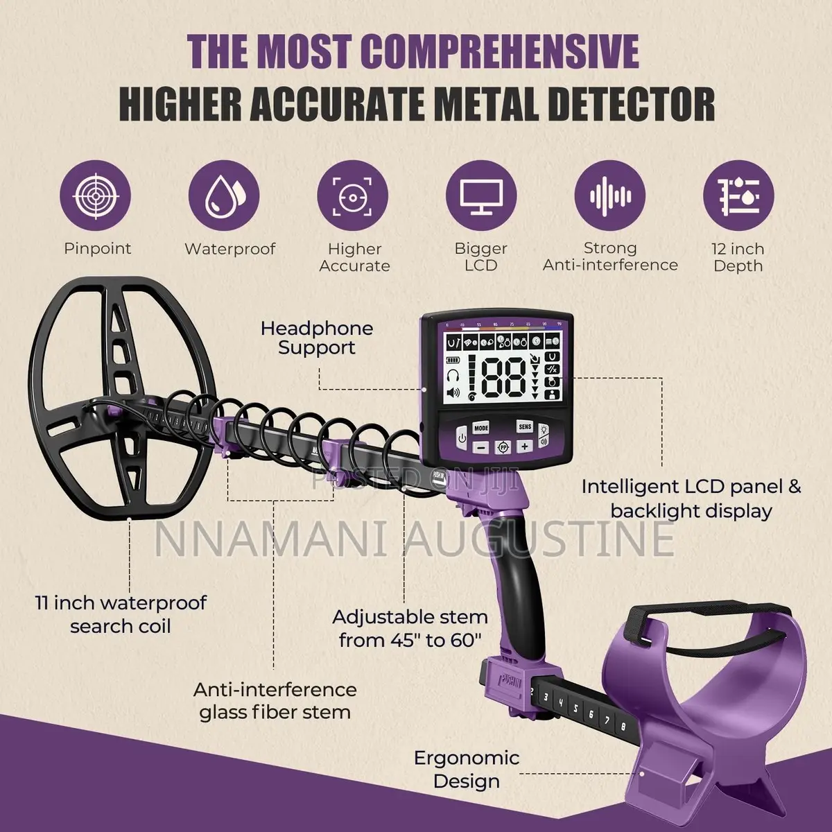 Gbnryg Pro Usa High Quality Gold Detector