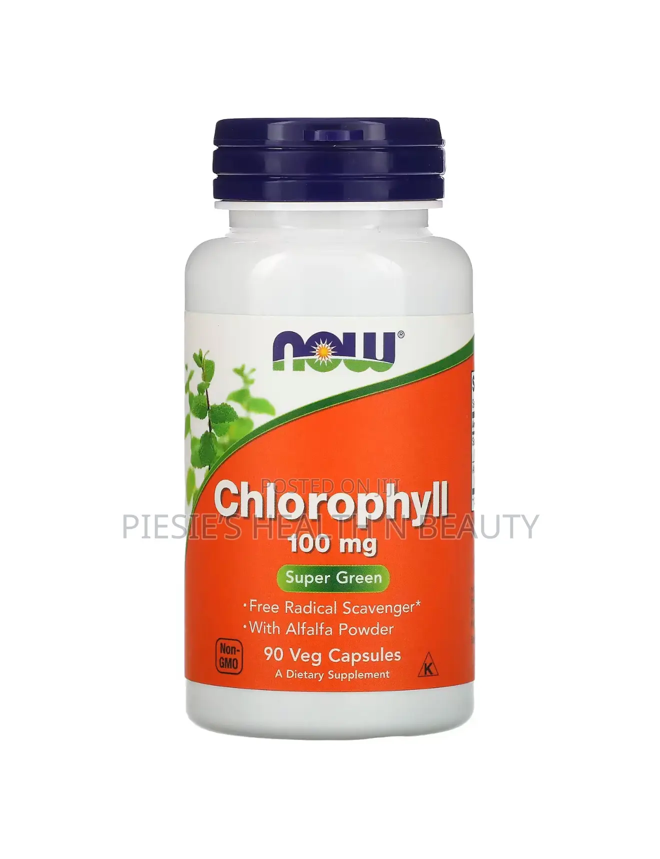 Now Foods Chlorophyll 100 Mg, 90 Veg Capsules