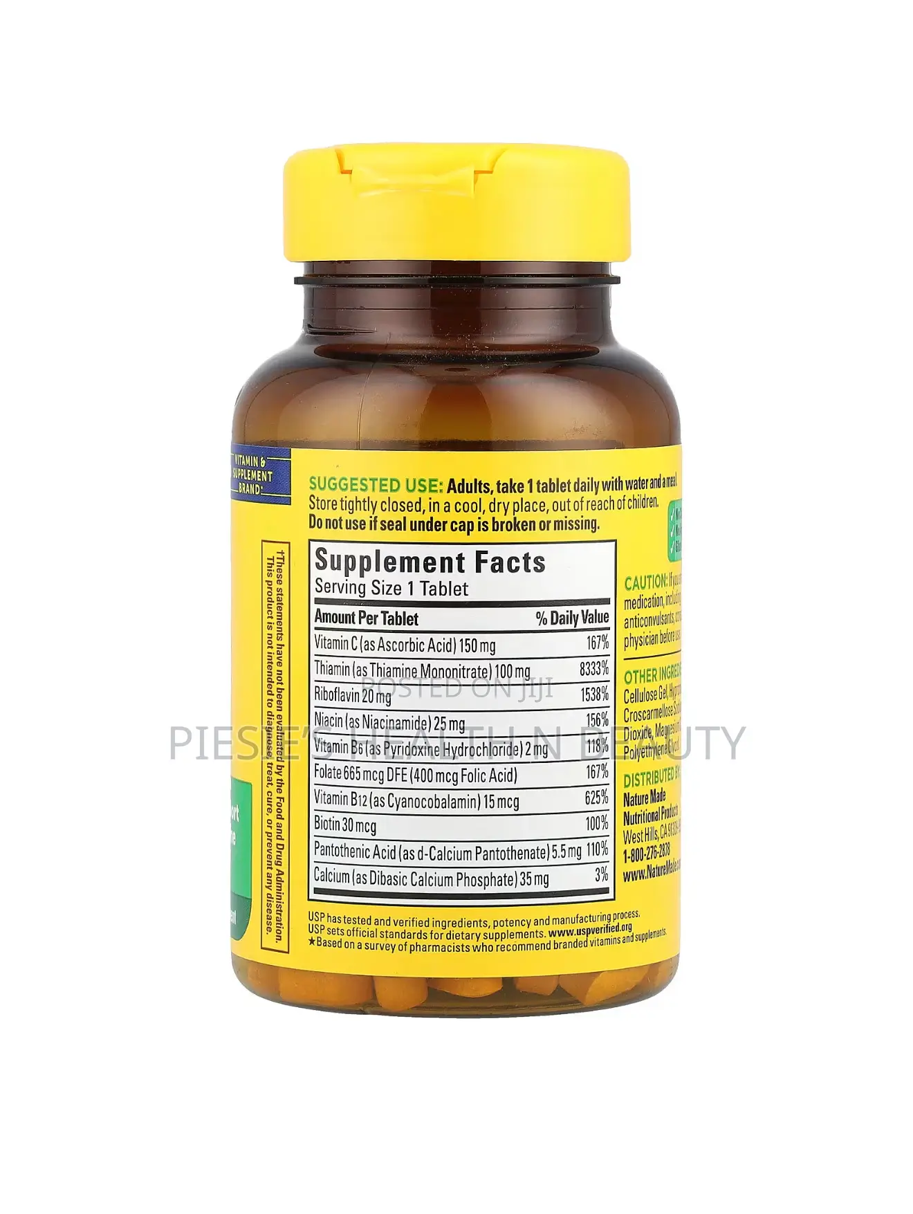 Nature Made B-Complex With C, 140 Tablets