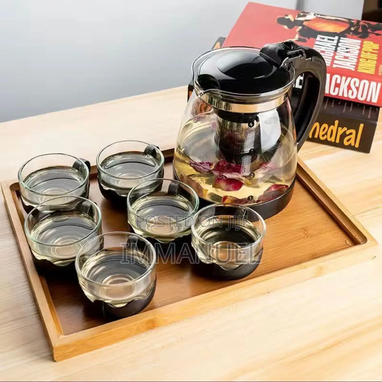 Coffee Glass Cups Set (7-in-1)
