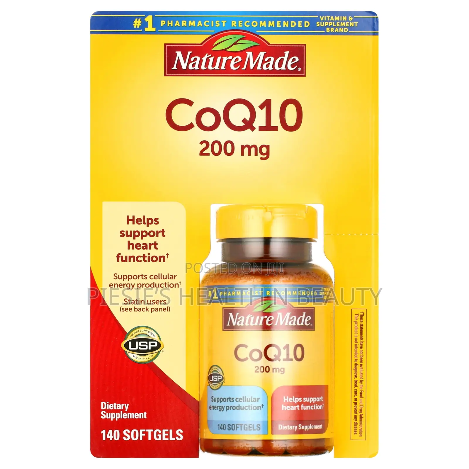 Nature Made Coq10 200 Mg 140 Softgels