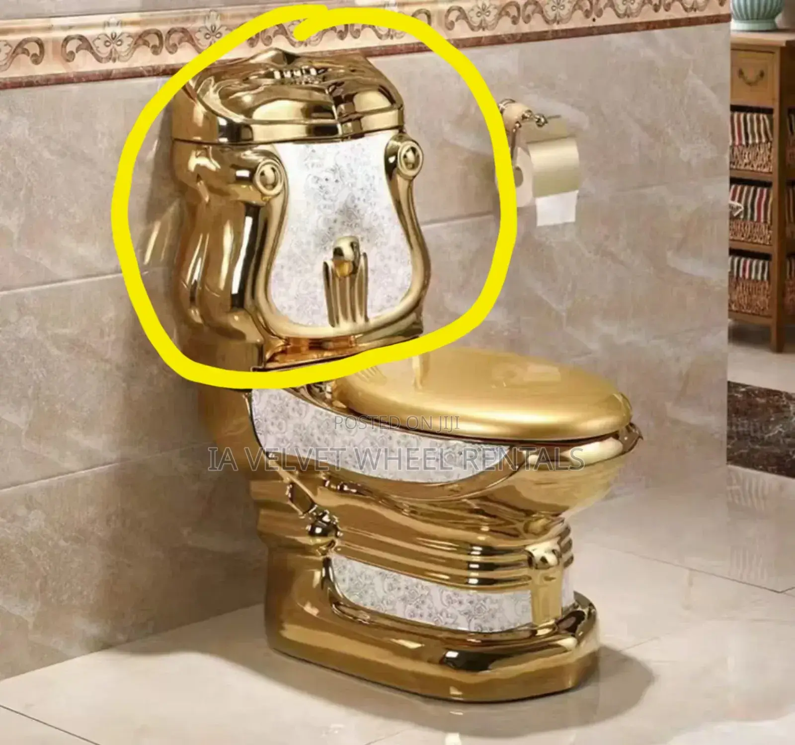 Royal European Gold Toilet