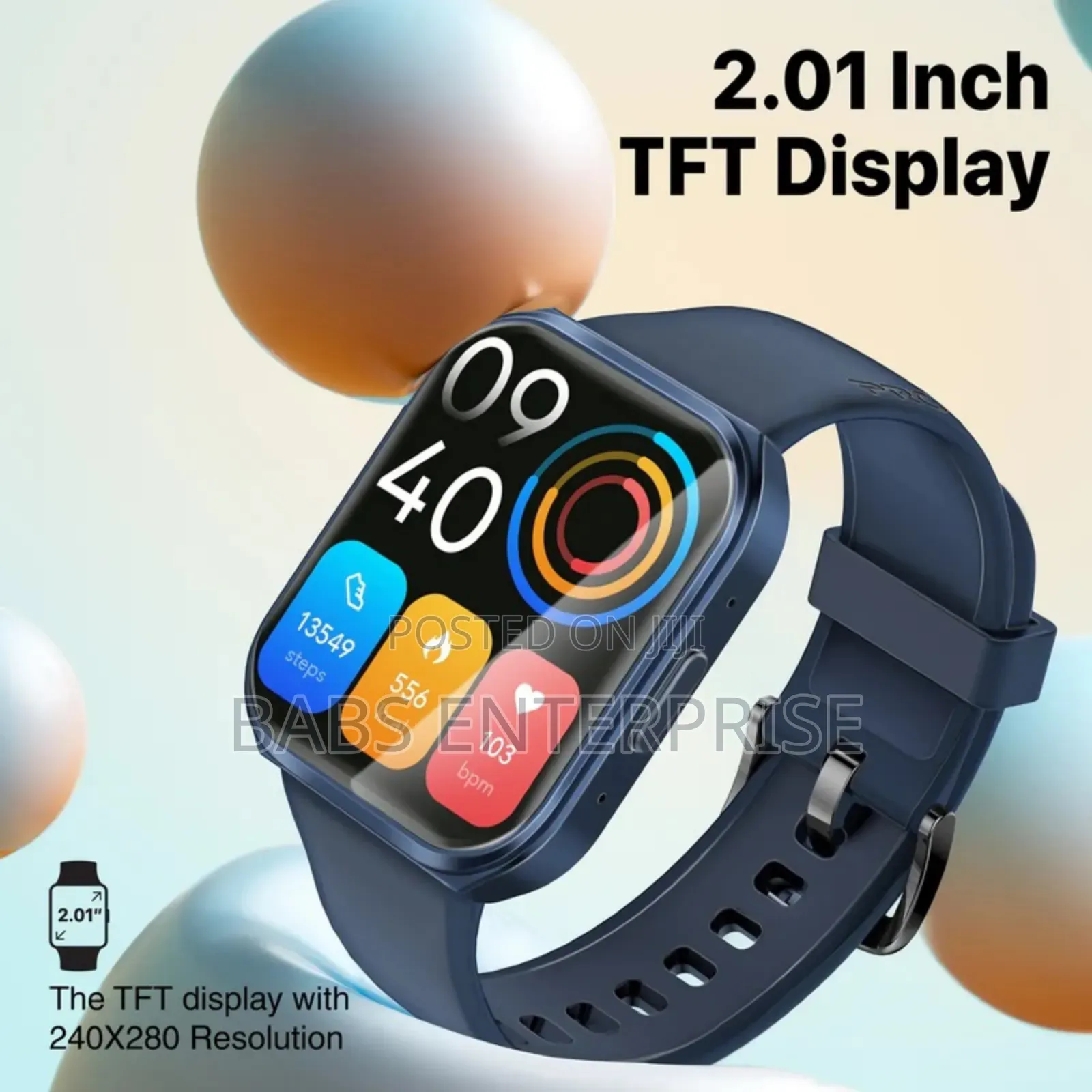 Promate Xwatch-tf2 2.0" Activlife Smartwatch With Bt Calling – Blue