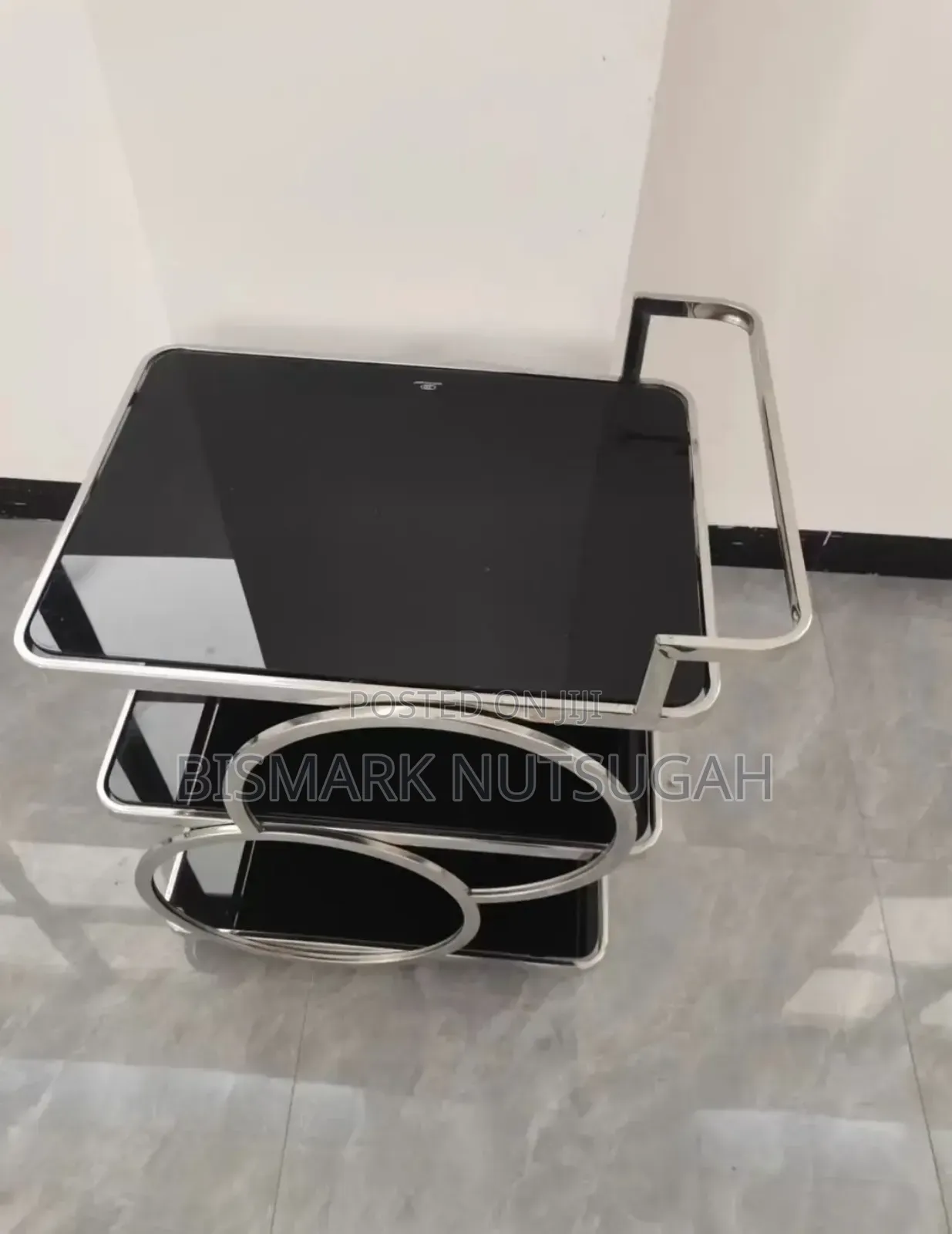 Modern 3-tier Hotel Drink Bar Cart Trolley