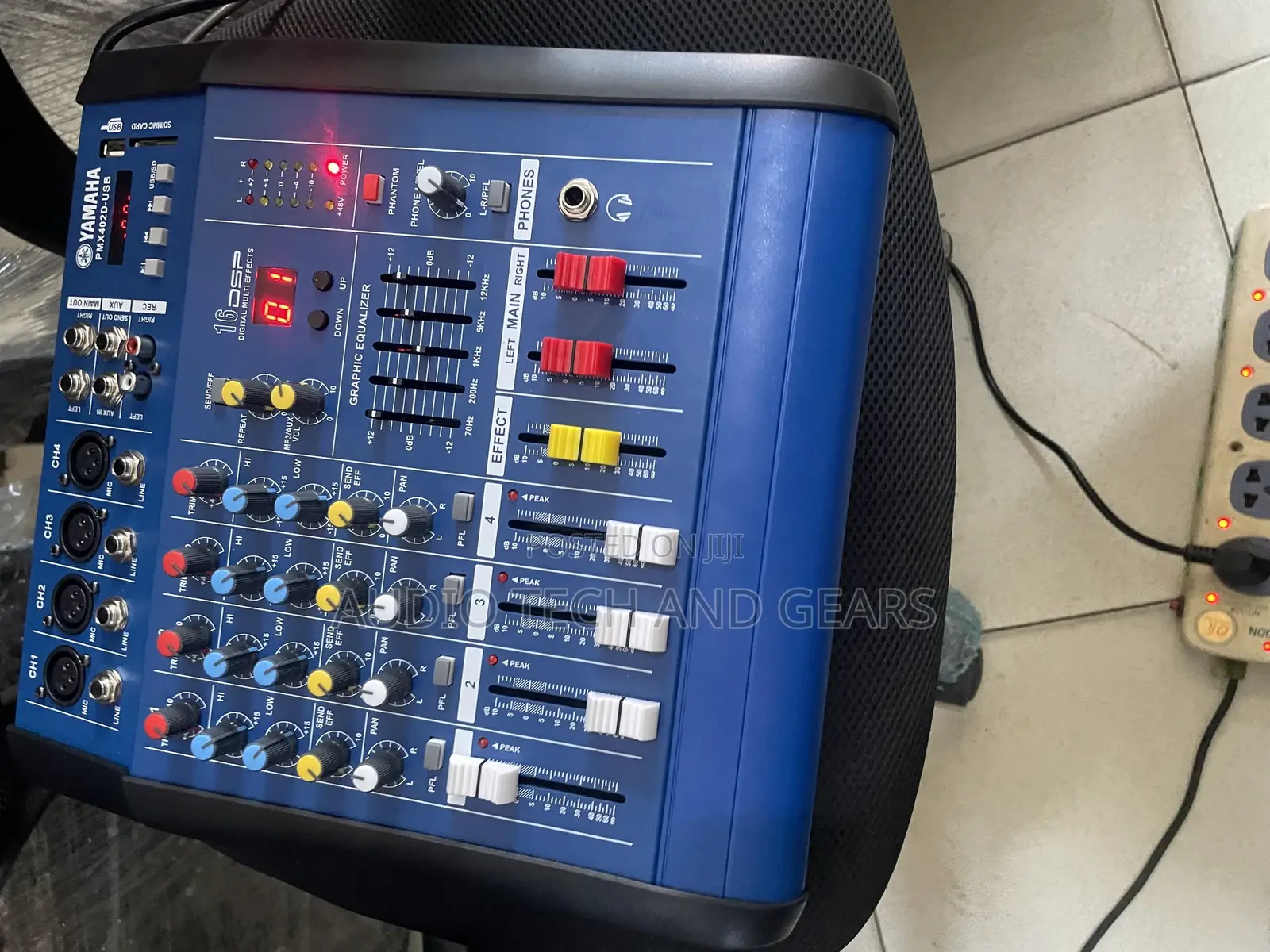 Yamaha Pmx402d 4 Channel Powered Mixer With Digital Effects