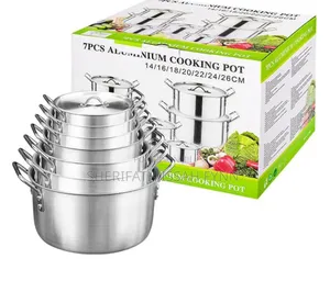 7 Pieces Aluminum Cooking Pot