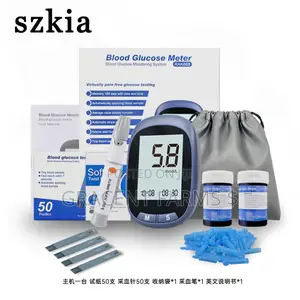 Blood Glucose Monitor Kit + 25 Lancets + 25 Strips
