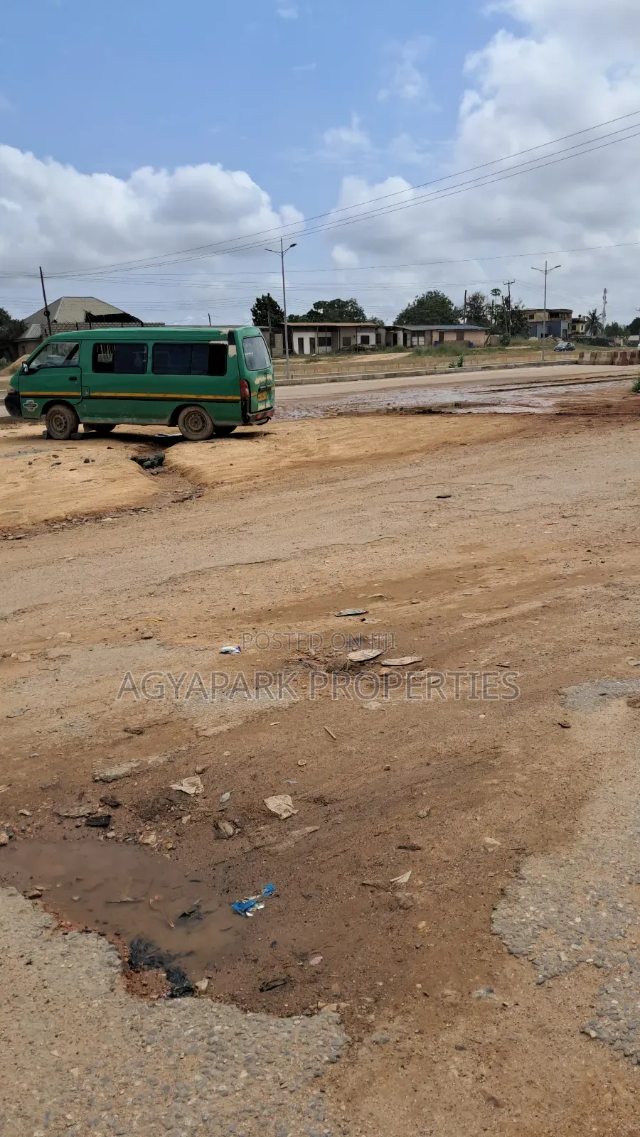 Roadside Land for Sale, Title and in Amasaman