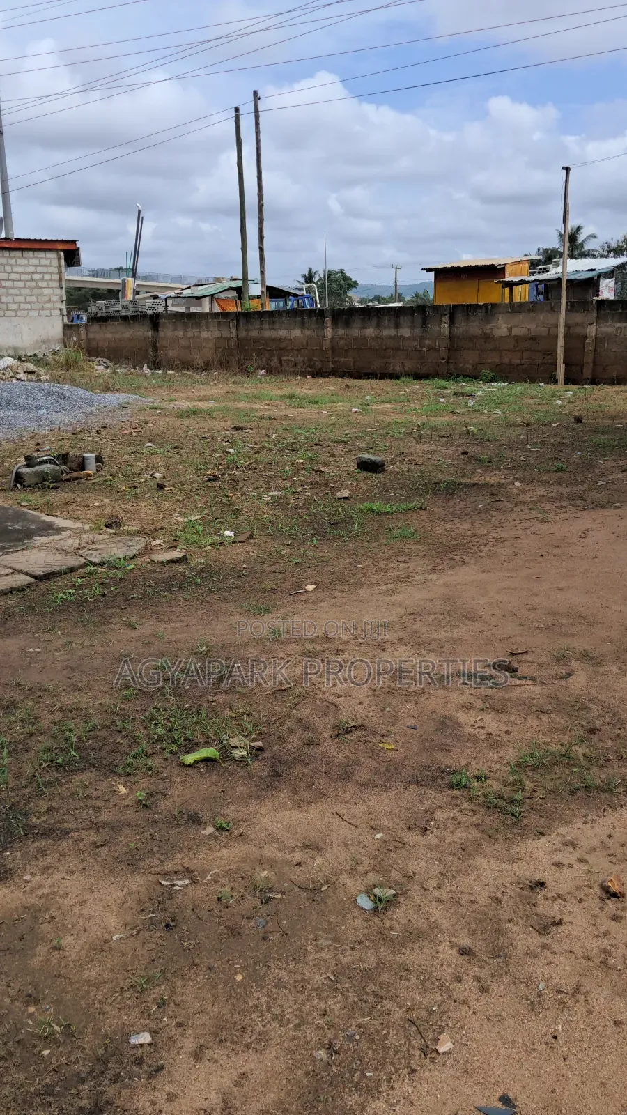 Roadside Land for Sale, Title and in Amasaman