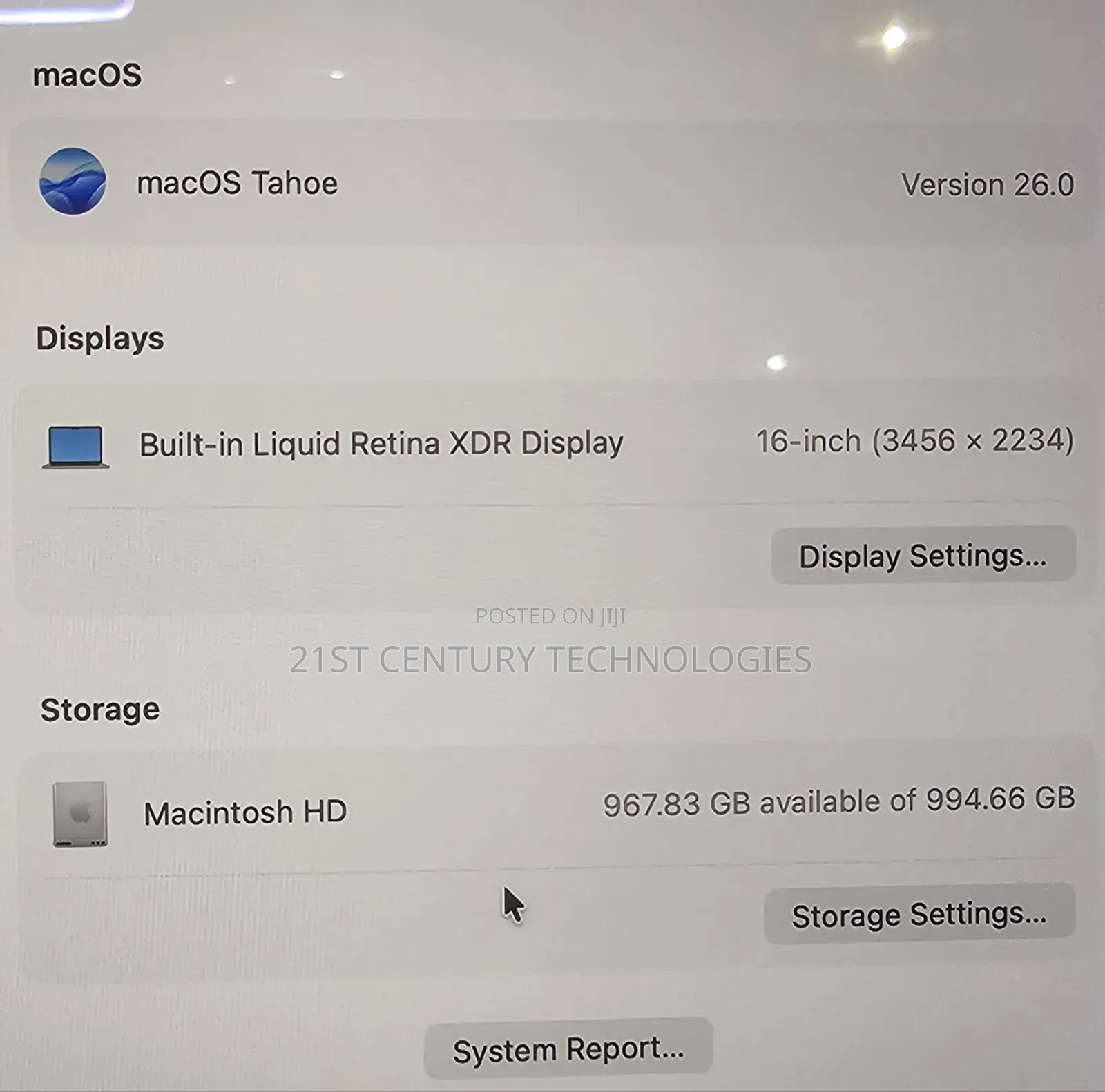 Laptop Apple MacBook Pro 2021 M1 64GB Apple M1 Max SSD 1T