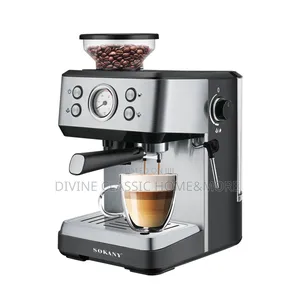 Sokany Espresso Coffee Machine 4 in 1 - 1400 Watt, 20 Bar, 1.6 Liter