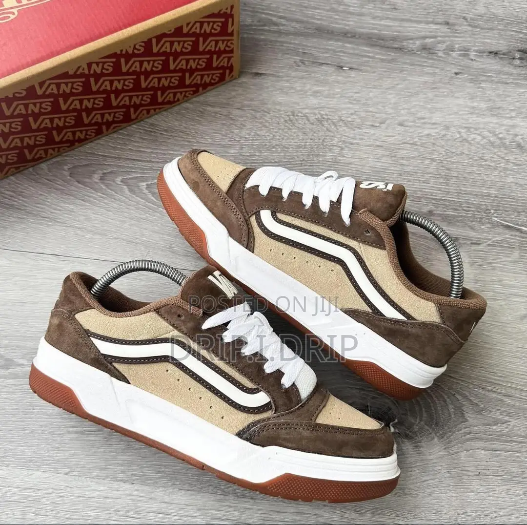 Vans Sneakers (Brown) . Comes In Box . Comes In All Sizes . Grade