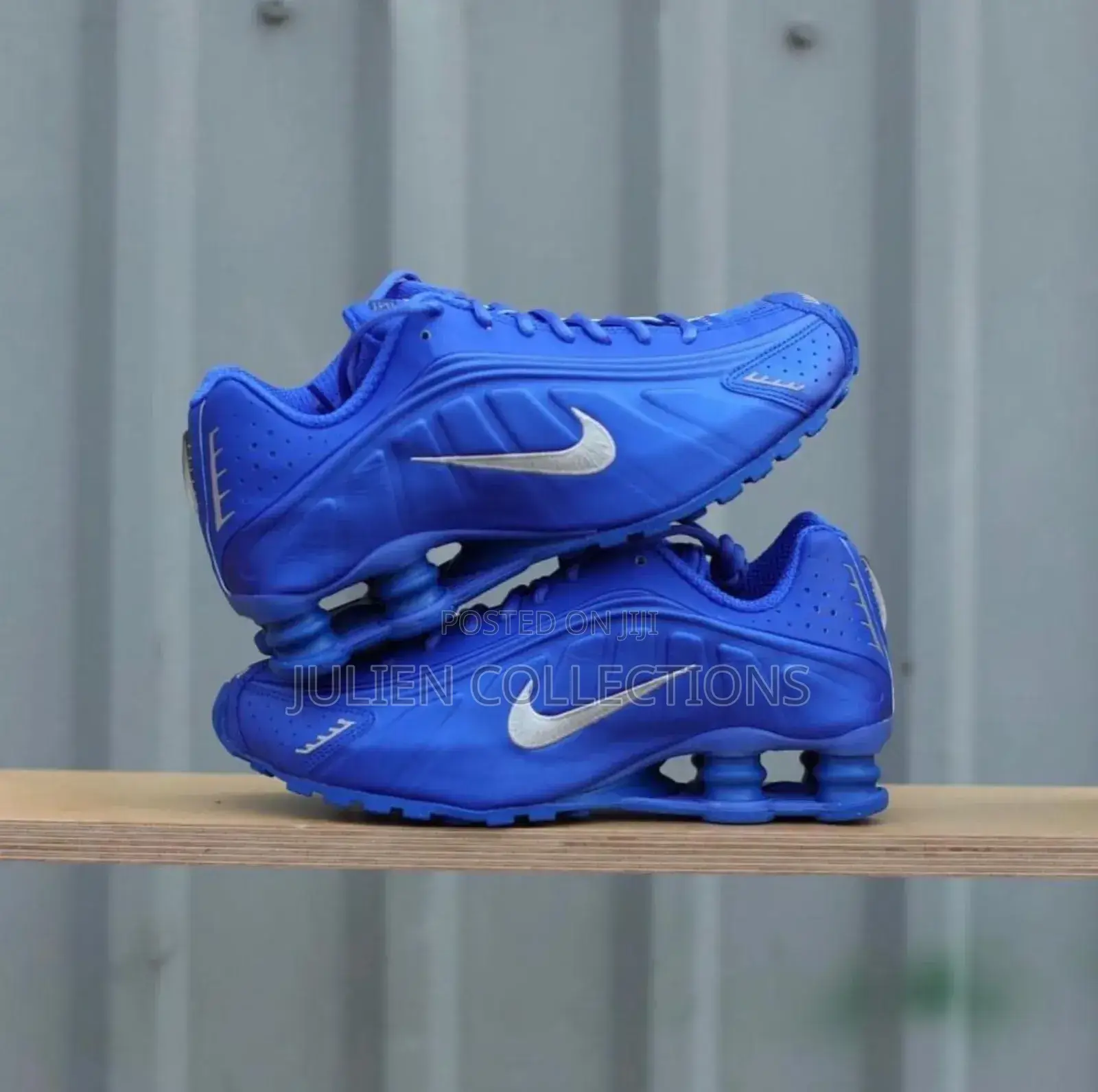Nike Air Shox Og Royal Blue N Silver