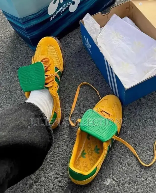 Adidas Samba Lt Yellow Green for sale - Julien Collections  Price: GH 500  on Jiji.com.gh [Dansoman]