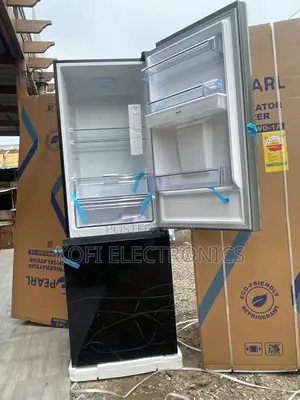 Pearl 309l Double Door Refrigerator Elegant Black Finish