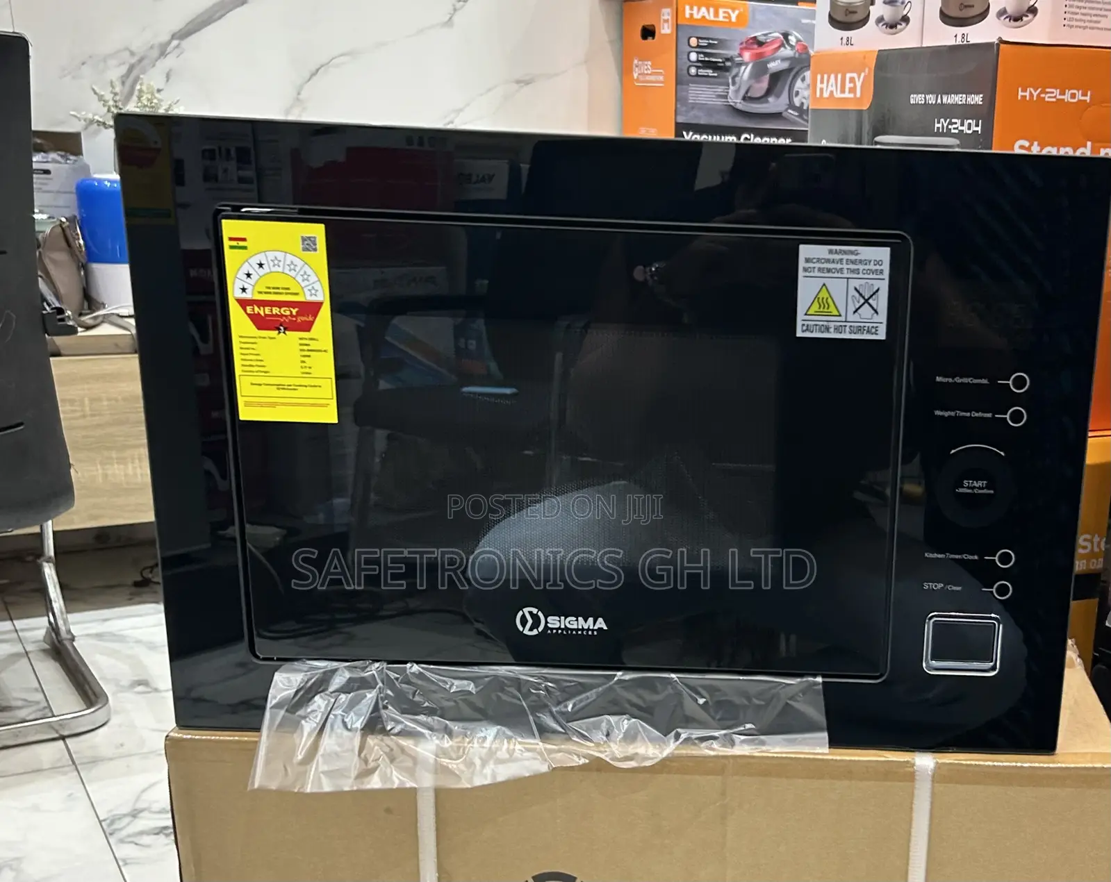 Quality (Glass) Sigma Electric Sig-Bimw25g-8c in-Built Microwave