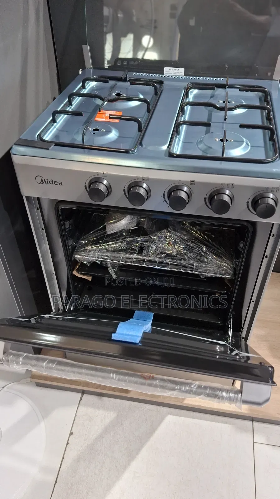 Midea 4 Burner With Oven and Grill