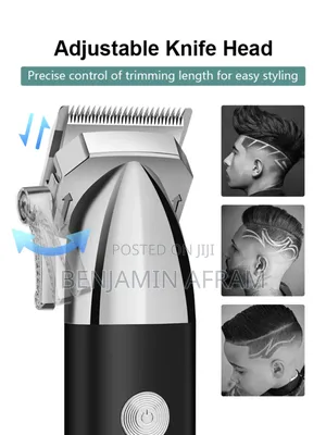 Adjustable Knife Head Cordless Hair Clippers Km-235