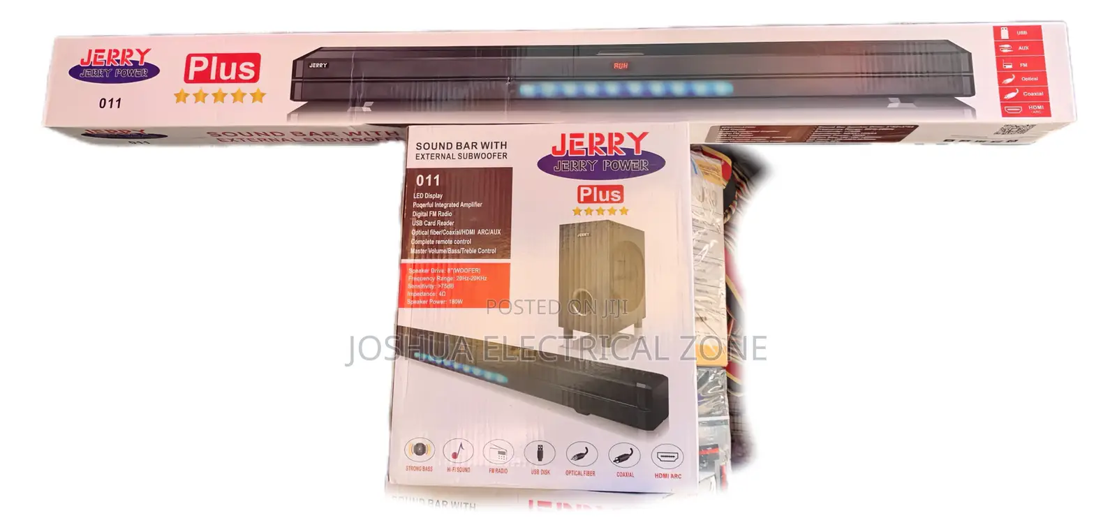 Soundbar With Wireless Subwoofer Home Theater With Hdmi and Fm