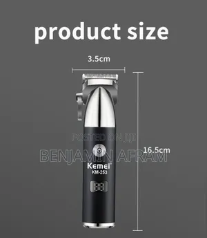 Rechargeable Blade Craft Hair Clippers Km-253