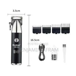 Double Speed Rechargeable Hair Clippers Km-235