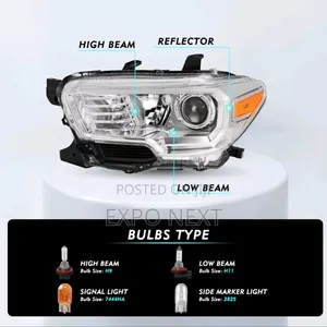 2016-2022 Toyota Tacoma Halogen Headlight Pair