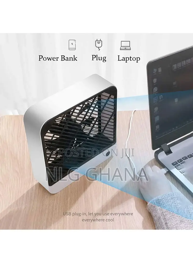 2-Mode Adjustable Portable Usb Desktop Cooling Fan. Tvx9381