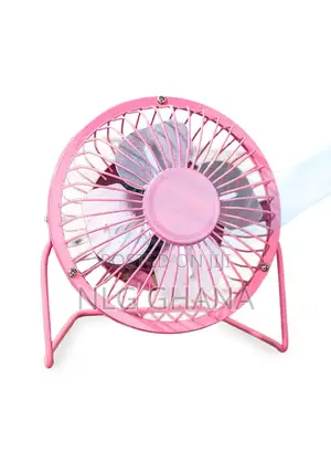 360-Degree Adjustable Wrought Iron Portable Table Fan. Tvx9391