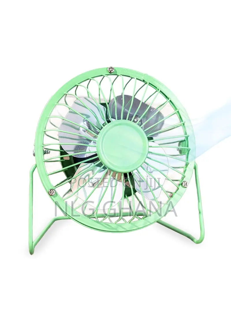 360-Degree Adjustable Wrought Iron Portable Table Fan. Tvx9391